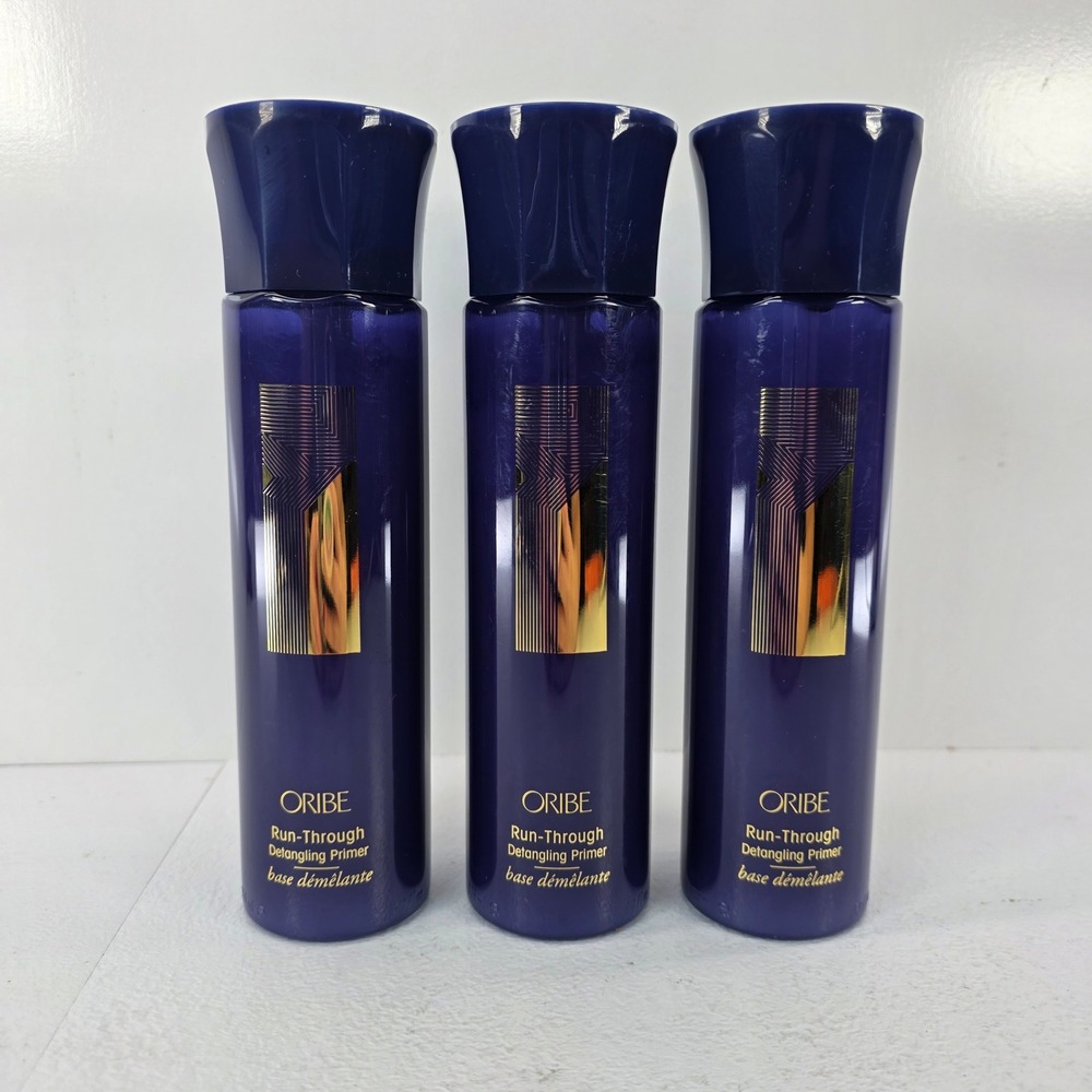 Lot of 3 Oribe Run-Through Detangling Primer 5.9oz 175ml Hair Mist New No Box